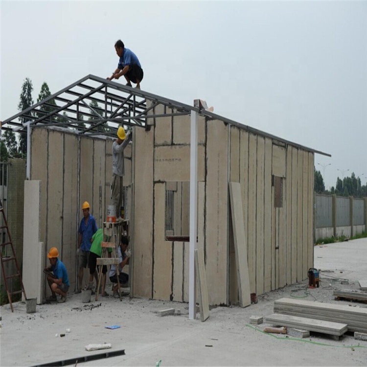 China-provided Prefabricated House with Eps Cement Sandwich Panel Temporary Garage