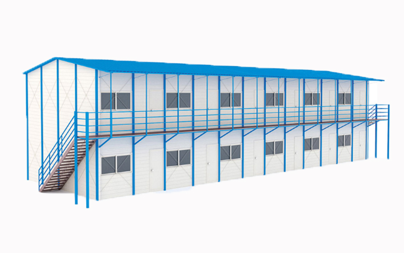 Economic prefab workers dormitory prefabricated k type house modular 