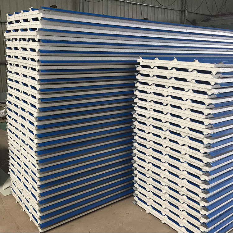 Fireproof /Insulated wall and roof PU/PUR/PIR sandwich panel for prefabricated /chicken/pig house,truck body,cold room